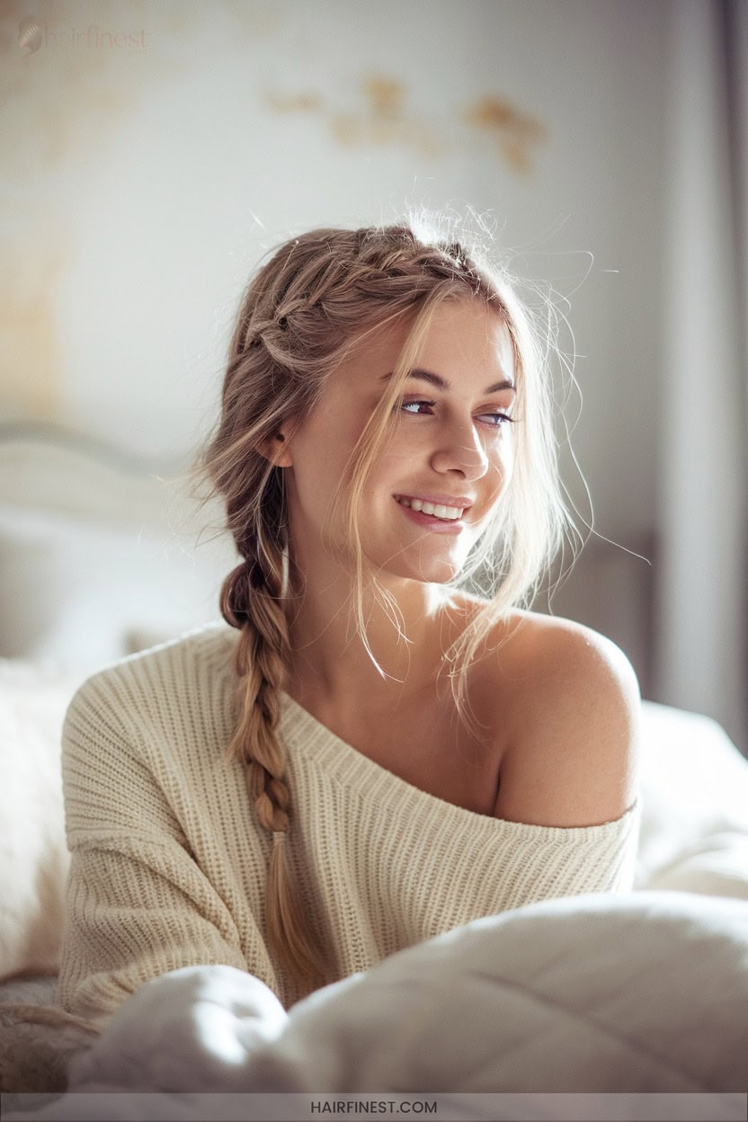 2 Simple Side Braid