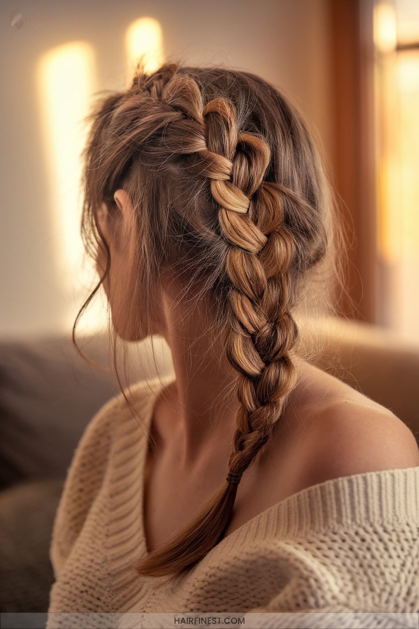 4 Dutch Braid Technique