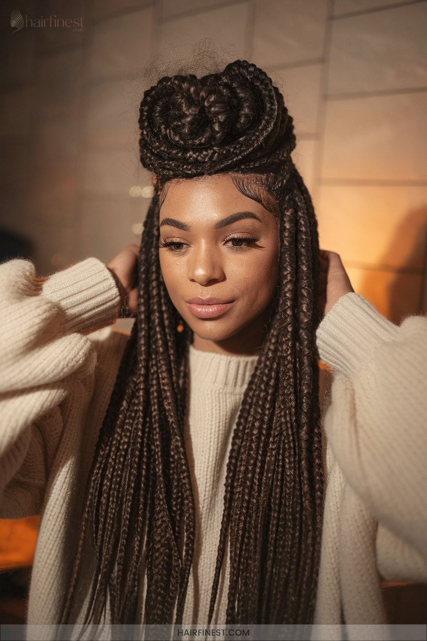4 Dutch Braids With Volume