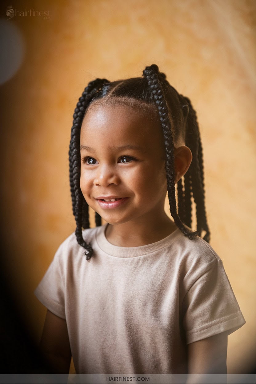 4 Quick And Easy Natural Braided Ponytails