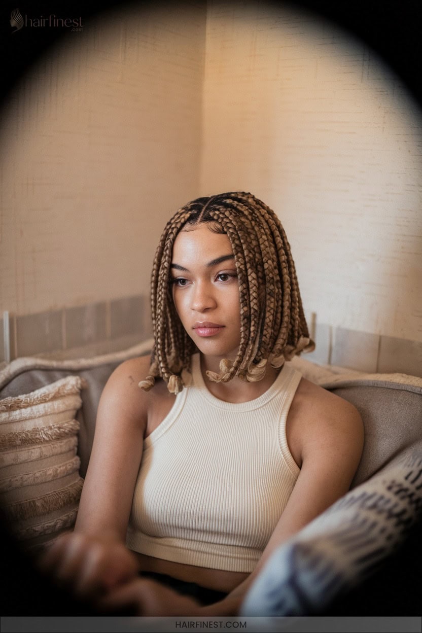 6 Cornrow Braided Bobs