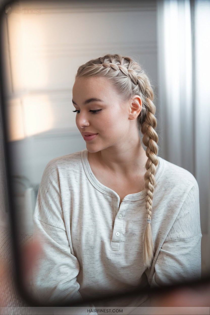 6 Simple French Braid For Busy Days