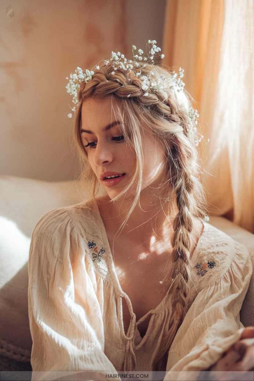 7 Bohemian Flower Crown Braid