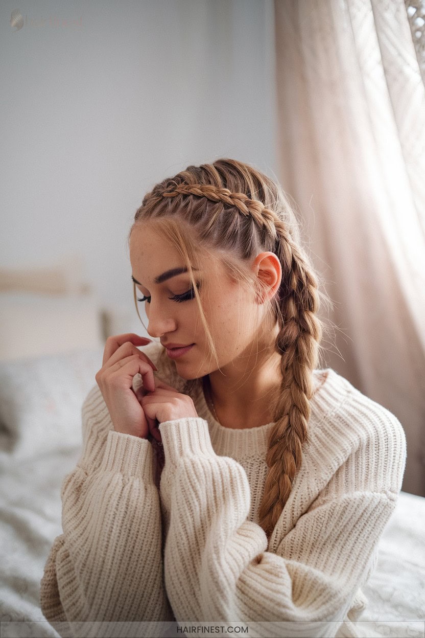 7 Dutch Braid For Lasting Hold