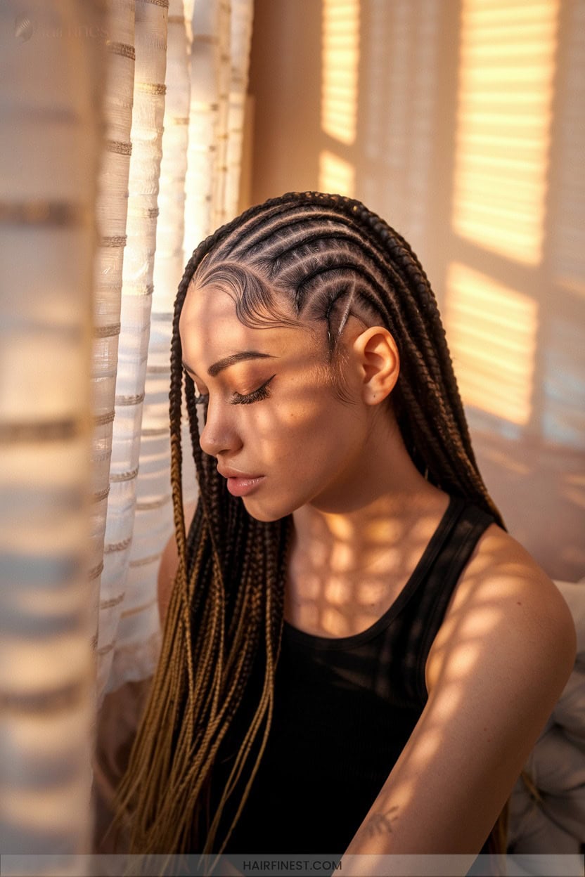8 Braided Baldie Designs