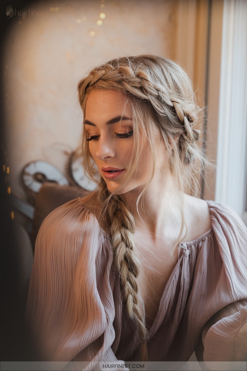 8 Waterfall Crown Braid