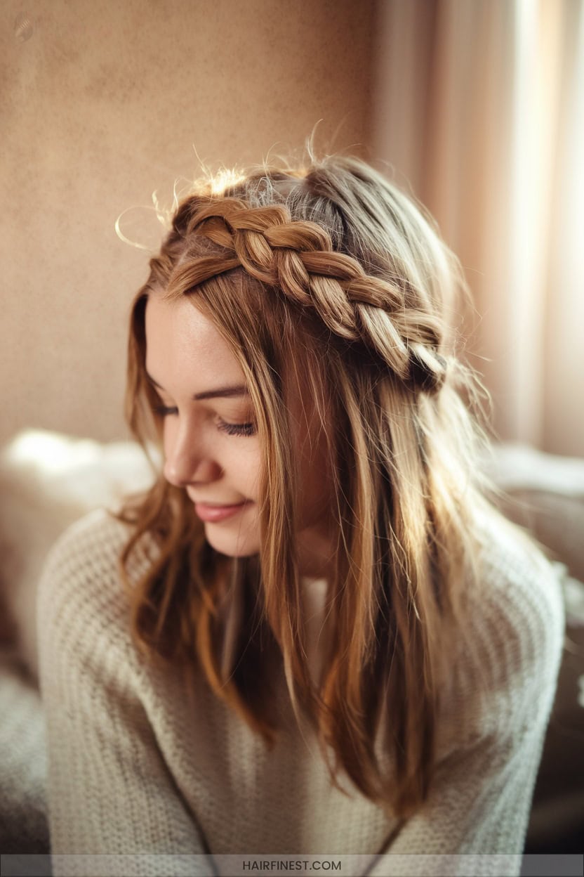 9 Triple Braided Crown