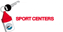 A vibrant exterior shot of Hall's Sport Center showcasing sports facilities and the welcoming entrance.