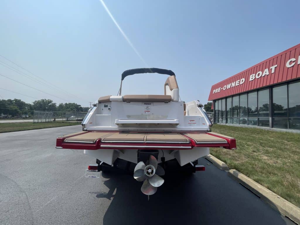 2018 Four Winns H260 boat at Hall's Sport Center.
