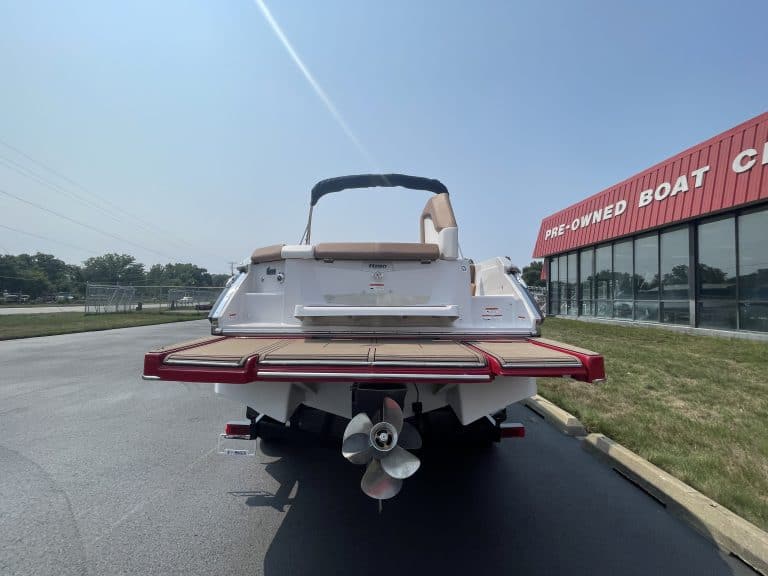 2018 Four Winns H260 boat at Hall's Sport Center.