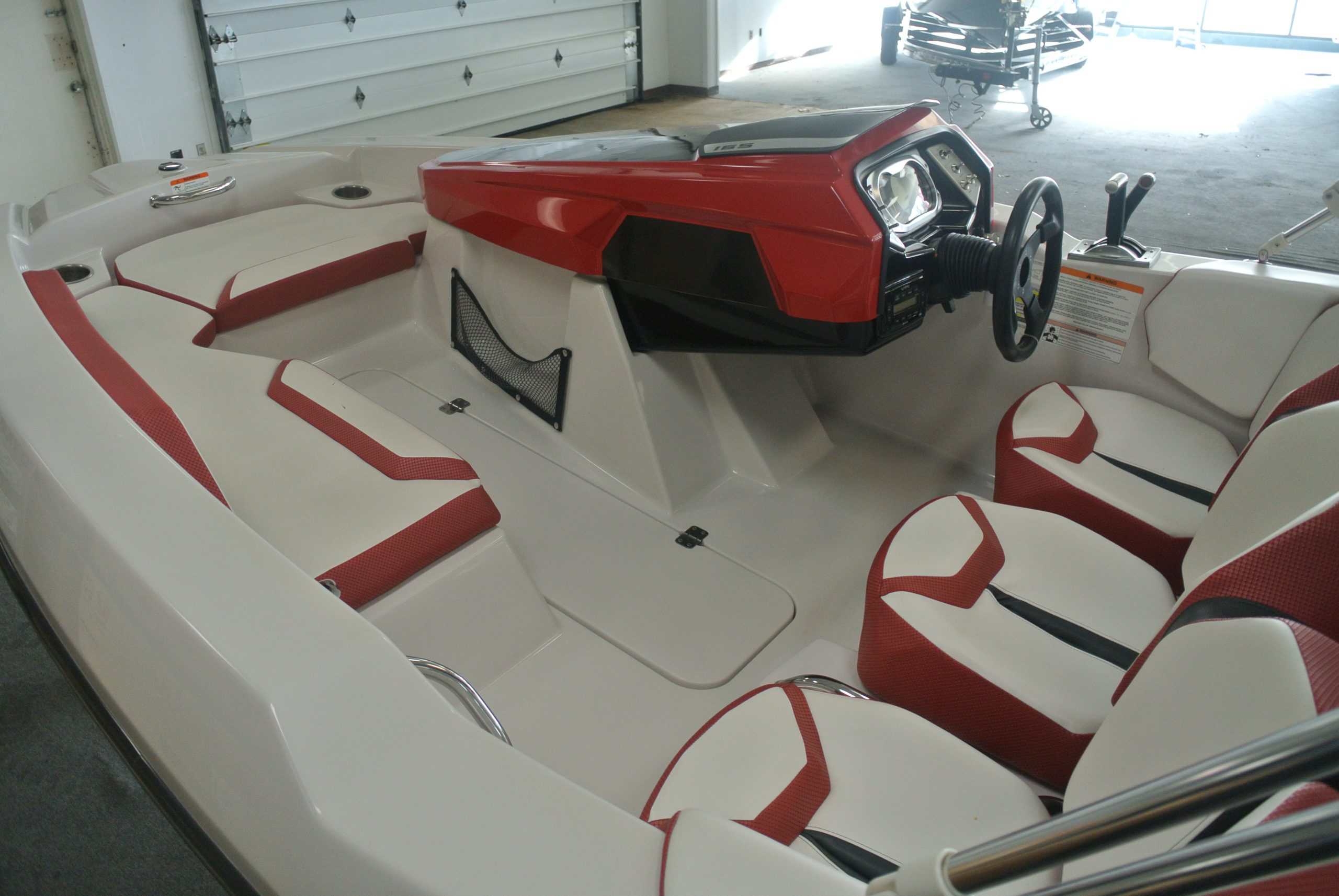 Fast, sleek design with comfortable seating and advanced controls.