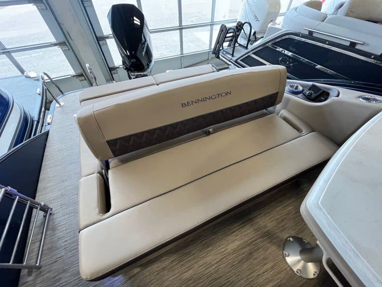 High-quality Bennington boat seating for comfortable watercraft experiences.