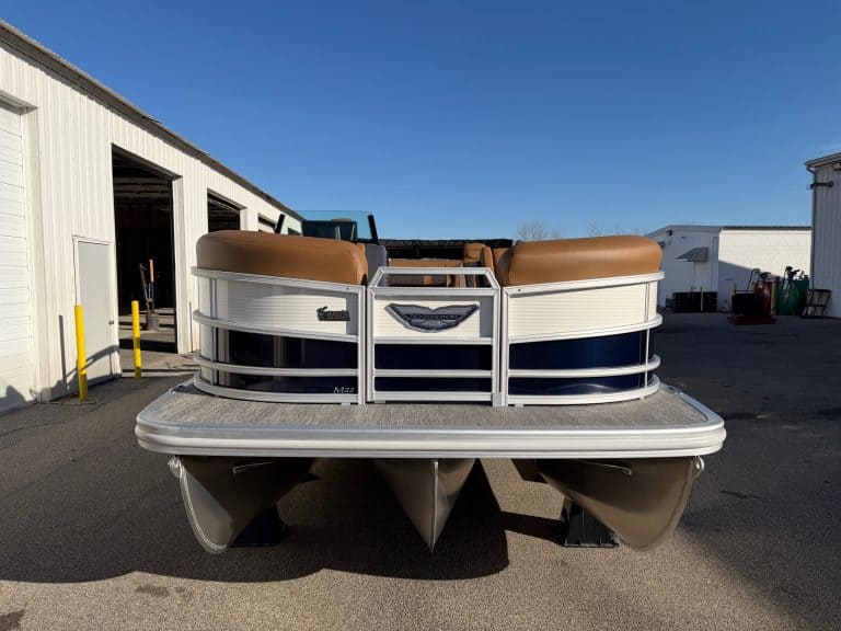 Pontoon boat for sale at Hall's Sport Center, part of the 2026 Bennington 22 MSB series.