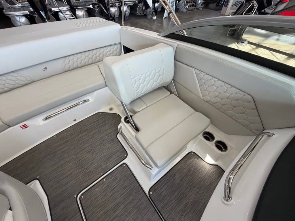 Four Winns H1 Freedom boat interior with comfortable seating.
