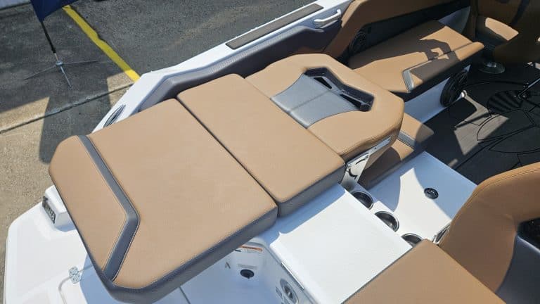 Premium Scarab 235 ID boat for sale at Hall's Sport Center, featuring luxurious seating and advanced.