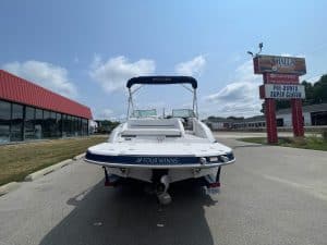 Pre-owned 2007 Four Winns 224 Funship boat at Hall's Sport Center.