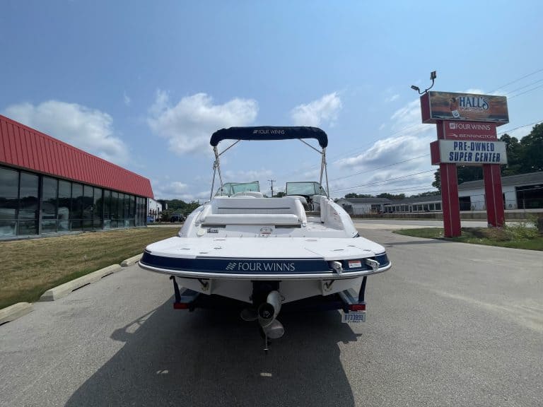 Pre-owned 2007 Four Winns 224 Funship boat at Hall's Sport Center.