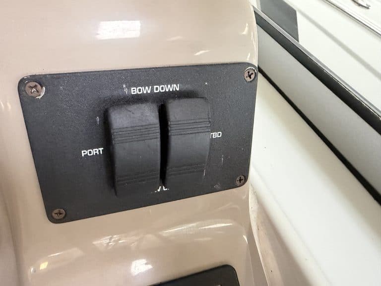 Boat bow down control switch with port and starboard options.
