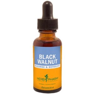 Black Walnut extract bottle for herbal detox and cleanse.