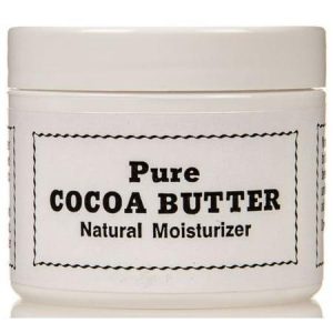 Pure cocoa butter natural moisturizer for skin care from Healthy Roots.