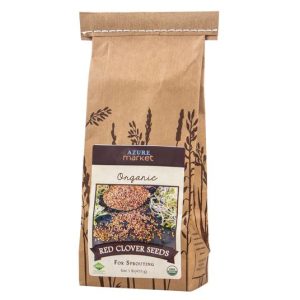 Organic Red Clover Seeds for sprouting and healthy gardening.