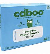 Eco-friendly Caboo paper towels in a 3-pack, made from sustainable materials.