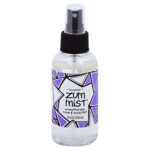 Lavender Zum Mist aromatherapy room and body spray for relaxation and freshness.