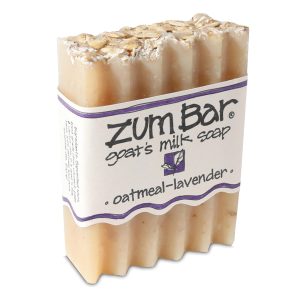 Zum Bar Goat Milk Soap with Oatmeal and Lavender scent.