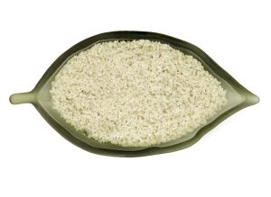 French Celtic Grey Salt in a black dish for healthy cooking and seasoning.