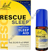 Bach Rescue Sleep 7ml spray bottle for natural sleep support.
