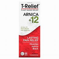Medinatura T-Relief Arnica +12 supplement for pain relief and muscle support.