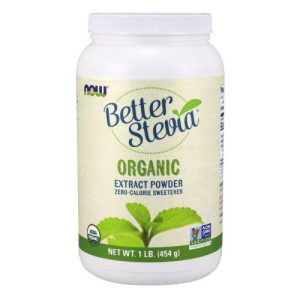 Better Stevia Organic extract powder for zero-calorie sweetening.
