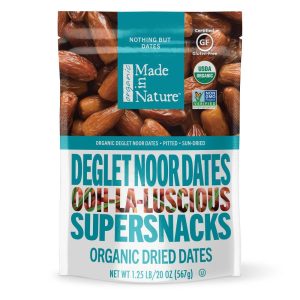 Organic Deglet Noor Dates from Healthy Roots for healthy snacking.
