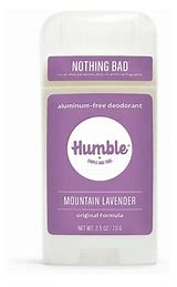 Humble Mountain Lavender natural deodorant for fresh scent and odor control.