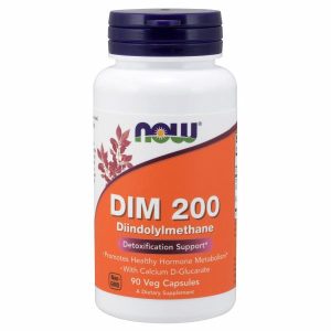 NOW DIM 200 dietary supplement for hormone detoxification and metabolism.