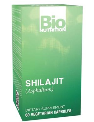 Shilajit dietary supplement box for health and wellness.
