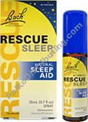 Bach Rescue Sleep 20ml bottle and packaging for natural sleep support.