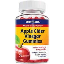 Enzymedica Apple Cider Vinegar Gummies for digestion and health.