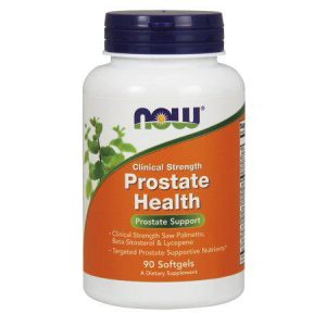 NOW Prostate Health softgels for prostate support and men's health.