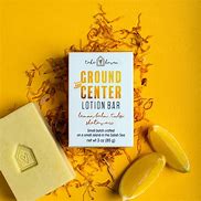 Ground and Center Lotion Bar from Healthy Roots for grounding and relaxation.