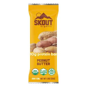 Healthy Roots Skout Organic Peanut Butter Protein Bar for active lifestyles.