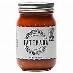 Tatemada 16 oz Arbol Salsa jar showcasing authentic Mexican flavor.