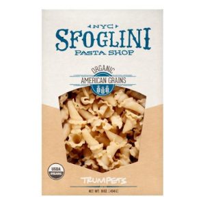 Organic American grains Trumpets pasta from Healthy Roots for healthy cooking.