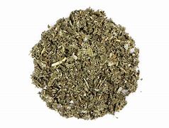 Dried raspberry leaf herb for herbal tea and wellness uses.