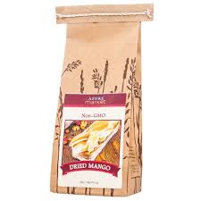 Healthy Roots dried mango 8oz package for healthy snacking.