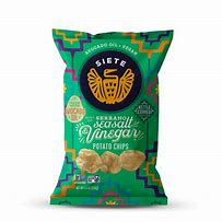 Healthy Roots Siete Serrano Sea Salt and Vinegar Kettle Chips.
