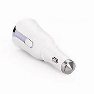 Portable car diffuser with tulip design for travel and wellness.