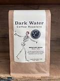 Dark Water Mercury Moon coffee bag with moon and mercury design.