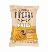 Healthy Roots Pipcorn Fries Truffle 5 oz. snack bag with crispy fries and truffle flavor.
