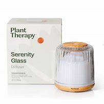 Elegant glass diffuser for essential oils and aromatherapy.